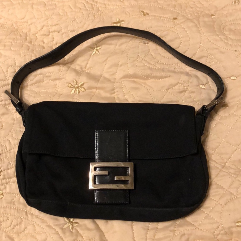 Fendi neoprene shoulder bag